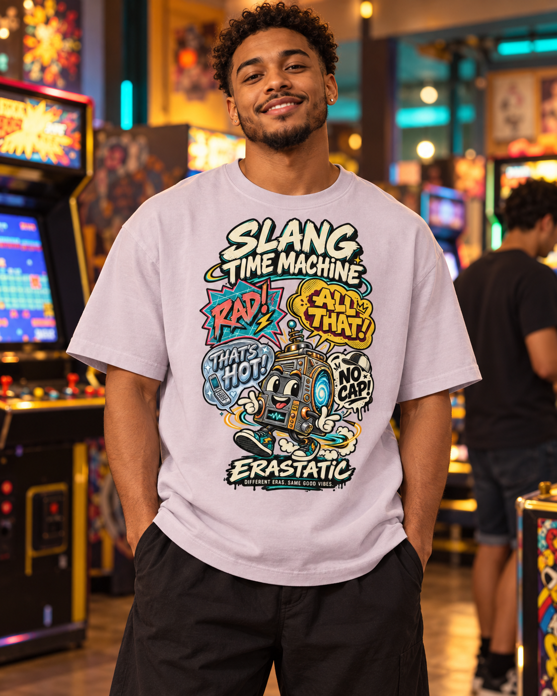 SLANG TIME MACHINE | Unisex Oversized Tee