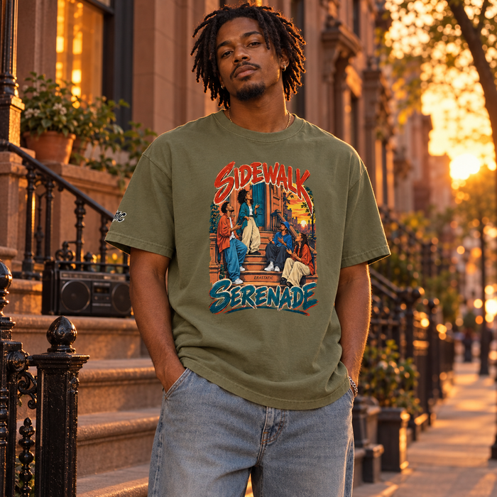 SIDEWALK SERENADE | Garment-Dyed Heavyweight Tee
