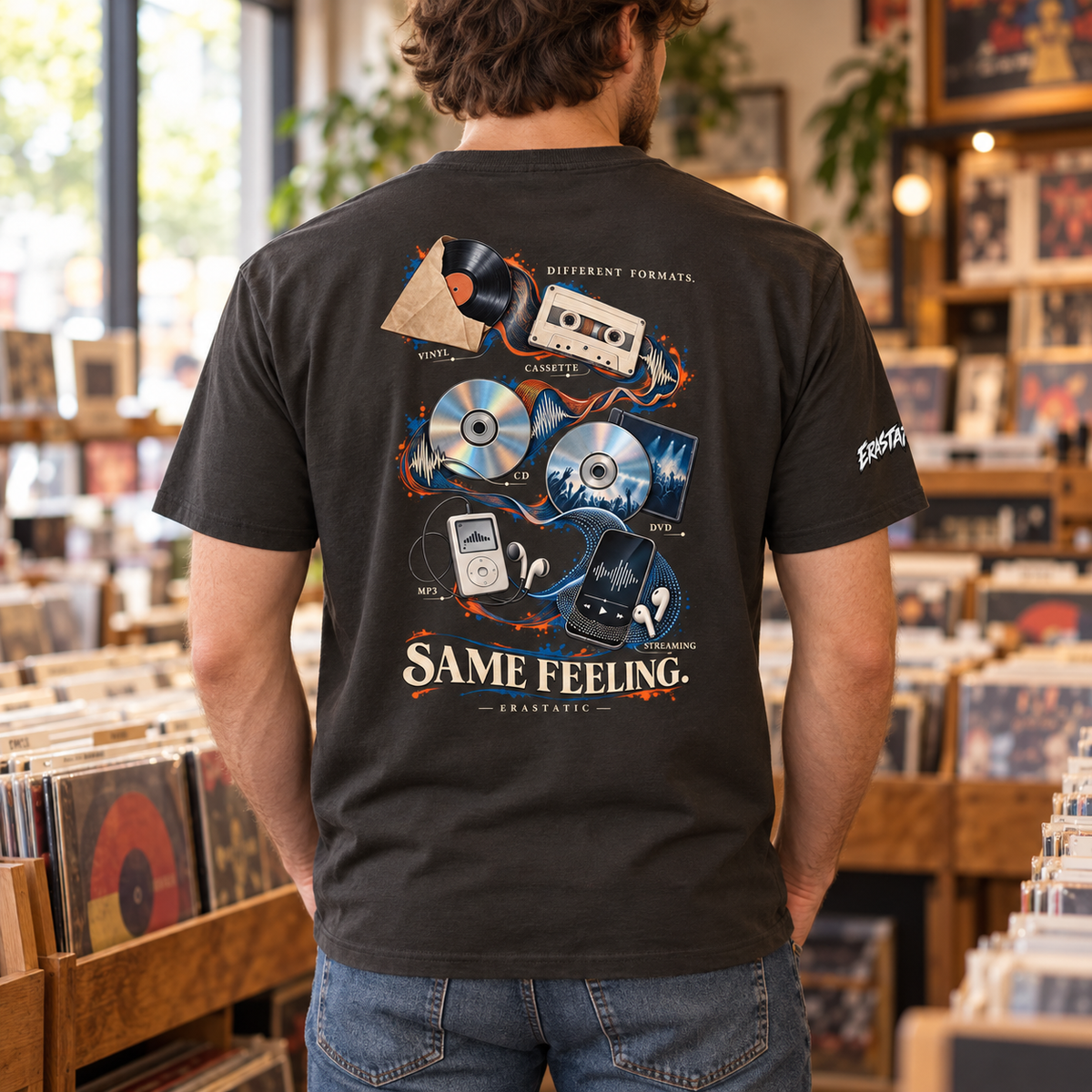 MUSIC EVOLUTION | Men's Premium Graphic Tee